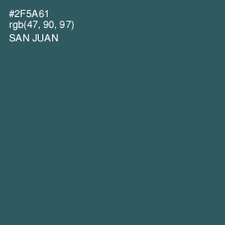 #2F5A61 - San Juan Color Image